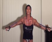 Pectoral Home Workout with Latia Del Riviero from home workout with stefania deriabina