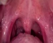 Uvula show. Very close view. Gagging from view full screen girl shows sexy nip slip on tiktok while kissing her boyfriend mp4