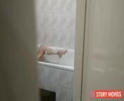 Daddy help me in bath! Emmanuelle want to fuck n suck cock until cum facial from emmanuelle diniz