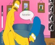 The Simpsons - Marge x Flanders - Cartoon Hentai Game P63 from hindy cartoon x