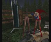 Superheroine Pantyhose Catfight: Supergirl vs Invisible Woman from telugu heroin rashi puku nude