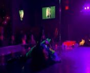 Tall Tantalizing Tattooed Temptress Rainbow Sugar Scull Full Stage Strip Show from kolkata randi local stage dance mp4 video