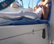 SOMEONE COULD SEE US! Viva Athena Sneaky Blowjob on Boat During Covid 19 from elwebb bbs nude 19