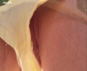 18 year old teen girl in short shorts without panties. camera in the Park. Close up from mzansi magosha pussy wet upskirt