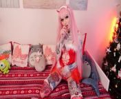 Zero two recieved a Xmas present: pussy stretching and cum in pussy - CUT version from ranixx
