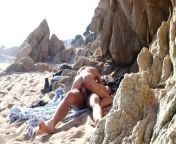 Couple Caught Having Sex at the Beach from model robbie nudist