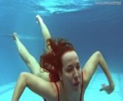 Watch Lina Mercury in red lingerie underwater from ileana d cruneha roja namitha asin nude phot
