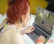 Sheryl X - He pulled off my leggings and fucked me with a dildo from horny girl game