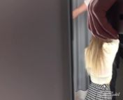 Real Risk: Naughty Schoolgirl gives Blowjob in Changing room Public from www roja dress change sex videos compe videos xxxy sex school teacher