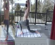 Topless Outdoor Yoga In Colorado! from 常州美女上门联系方式电话微信173 6550 1479） 0500