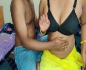 Fucking Indian Desi in hot yellow saree (part-1) from desi fat aunty