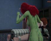 Black Widow and Poison Ivy fuck using toys. from black widow lesbian nude