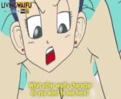 DRAGON BALL Z 2D Real Anime Waifu BULMA Big Japanese Ass Booty MILF Cosplay Hentai porn sex xxx GT from hoju