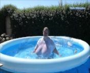 Viola Tittenfee, hot SSBBW in bikini, giantess, fatkini, in pool all from june 2021 from ssbbw granny outdoor