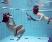 Two sensual babes Lucy and Katrin swimming naked from www xnxnxx e katrin kafi sex pohto