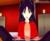 Fate Stay Night: Fucking Rin and Saber at the Same Time (3D Hentai Uncensored) from fate stay night saber 3d hentai