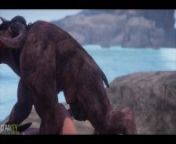 Minotaur vs Horny girl | Big Cock Monster | 3D Porn Wild Life from 3d loll
