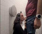 Caught in public men&apos;s toilet, RISKY fuck with STRANGER, when CUCKOLD husband is at work from jc toilet voyeur