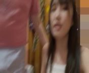 Cute Japanese Idol⑥We tried exposed sex in an ordinary cafe Insertion & Ejaculation & Cleaning Blow from sck編