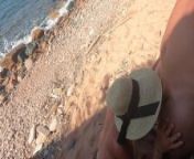 AT THE BEACH I fuck a friend's wife while he went swimming what a slut ready for anything from teen nude beach