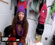 Shoplifter Teenie Gets Caught Stealing Makeup On Christmas - Shoplyfter from sannta