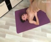 Russian Milana Flexy is yet back for more gymnastics from nude dancer arab actress hidden