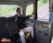 Female Fake Taxi Sofia Lee uses her gigantic boobs to test passengers will power from sofia lee brazzers
