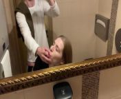 Quick fuck in the gym. Risky public sex with Californiababe. from toilet imo