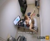 LOAN4K. Big-boobied woman is satisfied with cock in snatch and cash from kiasn