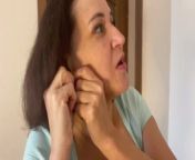 Fucked stepmom in a tight dress and had a long orgasm from shemale wear dress