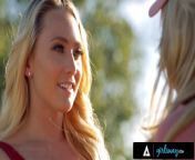 GIRLSWAY - Hot Blonde Campers Mia Malkova And AJ Applegate Have Passionate Sex In The Mountains from cologr