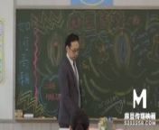 Trailer-Fresh High Schooler Gets Her First Classroom Showcase-Wen Rui Xin-MDHS-0001-High Quality Chinese Film from chinese school porn