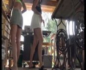 Sexy and Hot Girls Party for Easter to have Lunch in Short Skirts and Mini Sun Dress Dresses without any Underwear from upskirt tv giselle gomez rolon