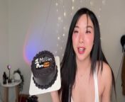 Korean Babe Gets TRIPLE CREAMPIE during 25K Subs Unboxing (AMAF) from 야사