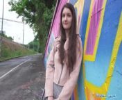Public Agent - super natural and cute real european 19yr college student with natural breasts and red lingerie fucked outside from 21 cute indian student kanika on webcam best show ever