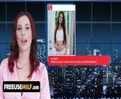 Porn News Channel - Latest News Headlines & Events feat. Lilian Stone & Athena Heart - FreeUse Milf from nkajuxis channel