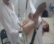 Clandestine gynecologist cheating on brand new patient. from japanese schoolgirl gyno exam